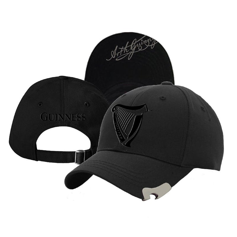 Guinness Men's Baseball Cap, Black, osz